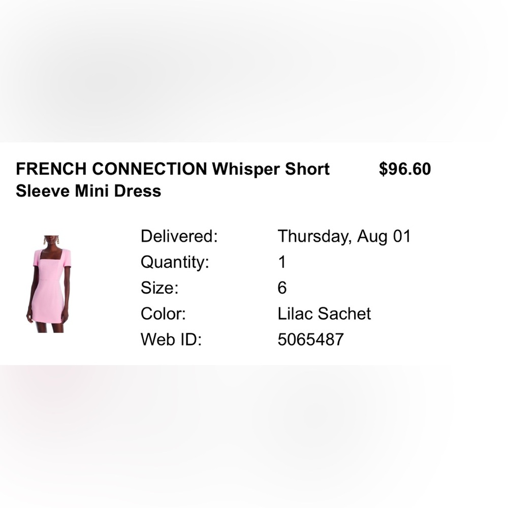 Pink Mini Dress - Picture 5 of 5